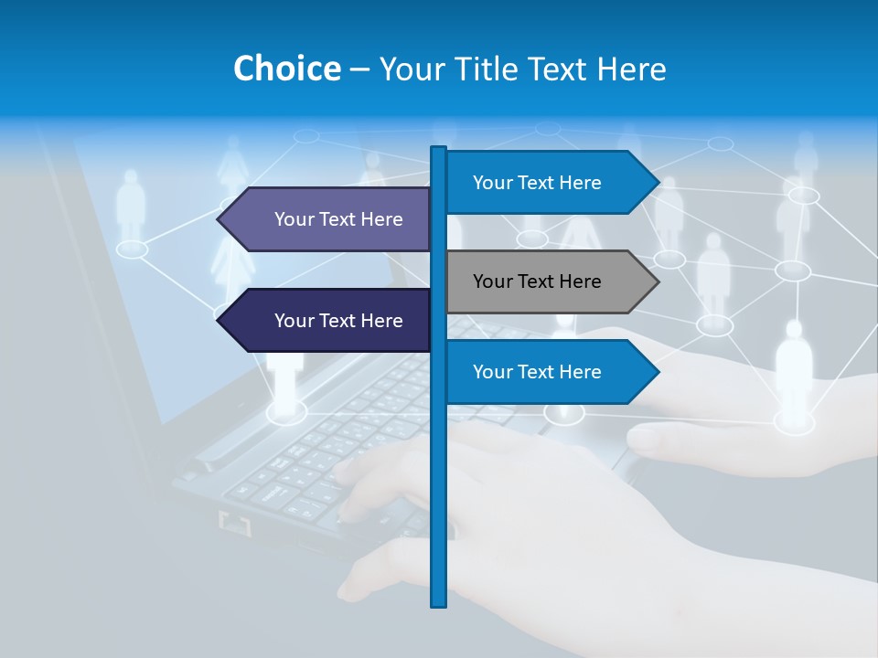 Network Team Closeup PowerPoint Template