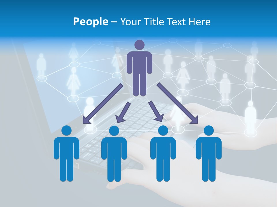Network Team Closeup PowerPoint Template