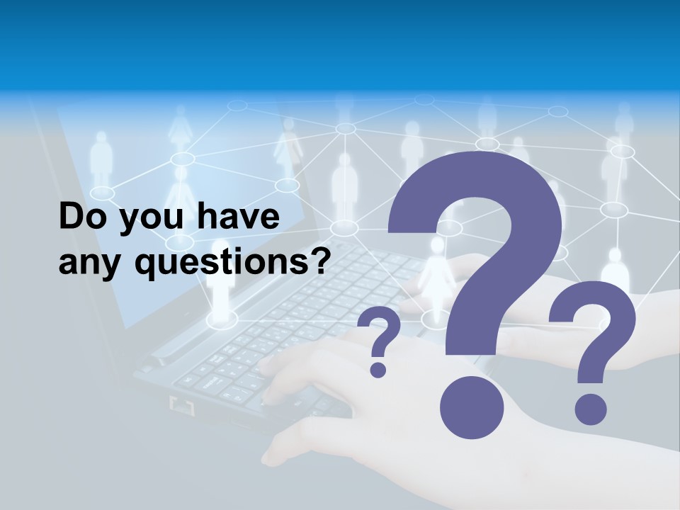 Network Team Closeup PowerPoint Template