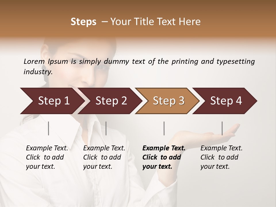 Smile Student Ambition PowerPoint Template