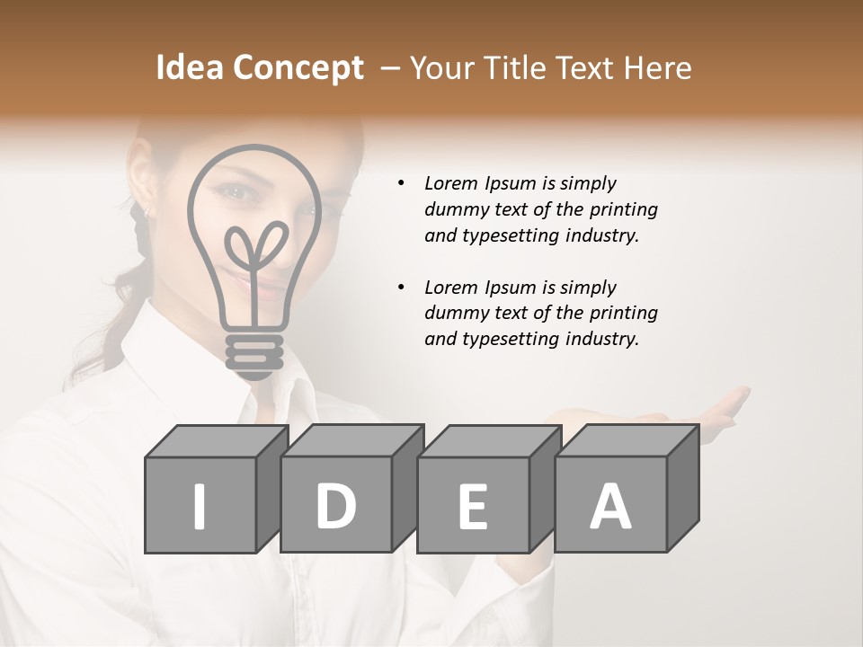 Smile Student Ambition PowerPoint Template