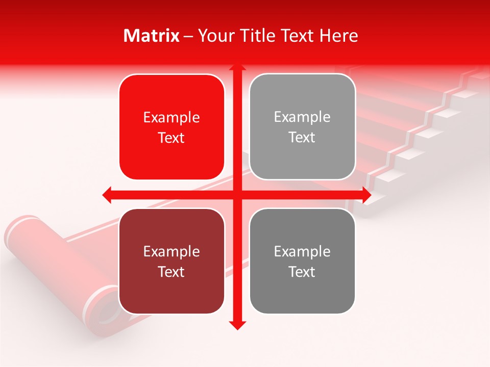 Red Blue Abstract PowerPoint Template