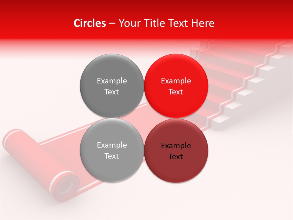 Red Blue Abstract PowerPoint Template