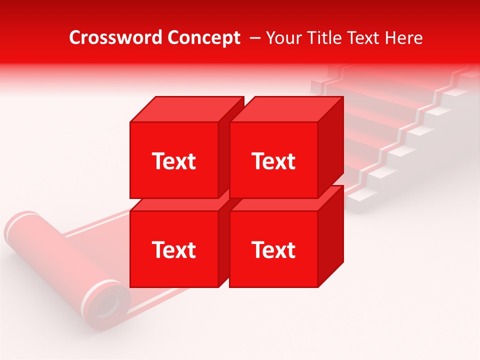 Red Blue Abstract PowerPoint Template