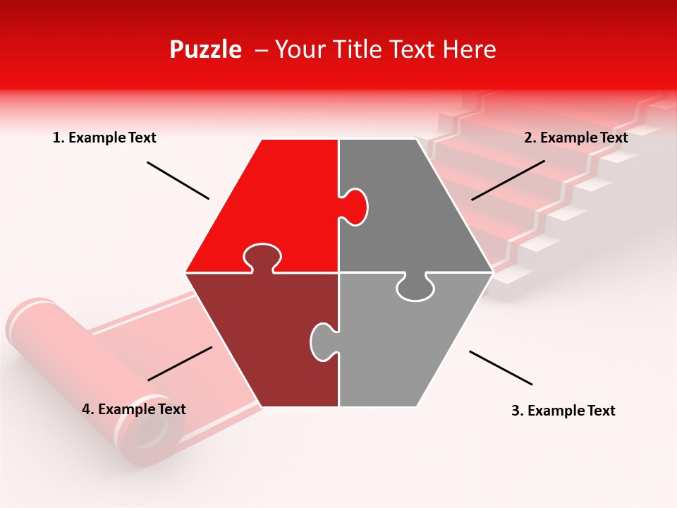 Red Blue Abstract PowerPoint Template