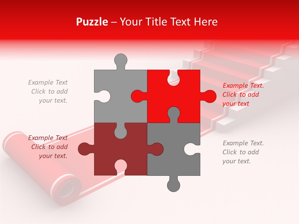 Red Blue Abstract PowerPoint Template