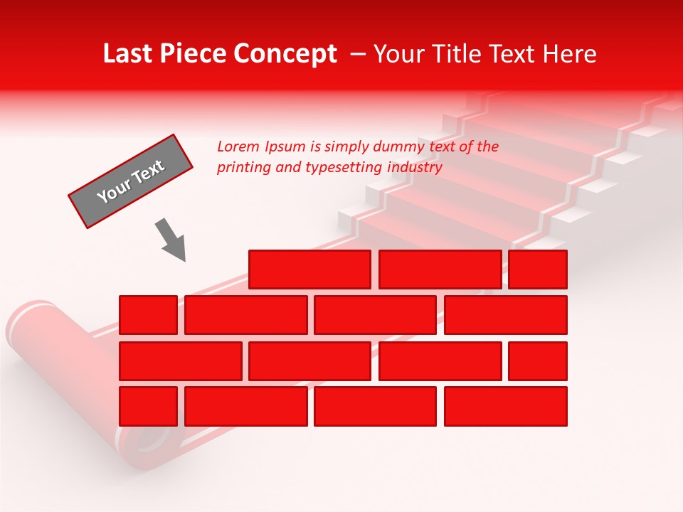 Red Blue Abstract PowerPoint Template