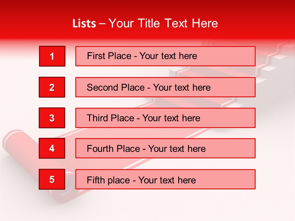Red Blue Abstract PowerPoint Template
