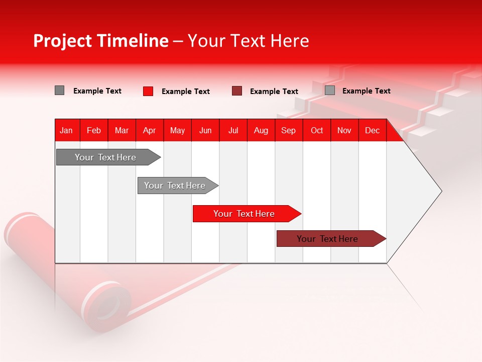 Red Blue Abstract PowerPoint Template