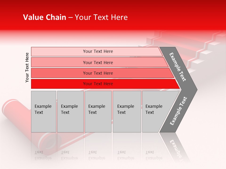 Red Blue Abstract PowerPoint Template