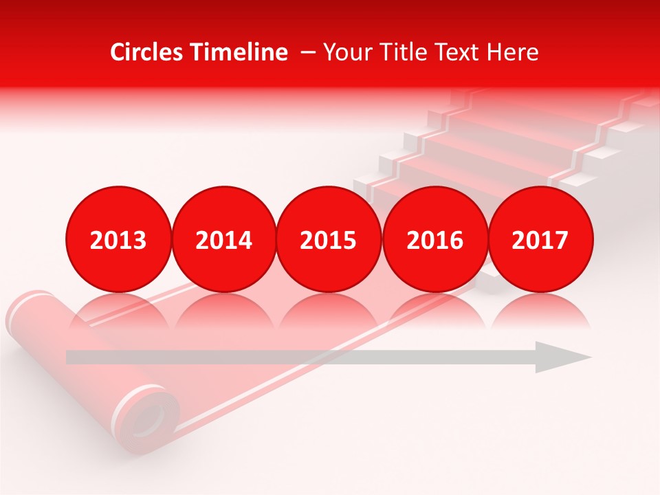 Red Blue Abstract PowerPoint Template