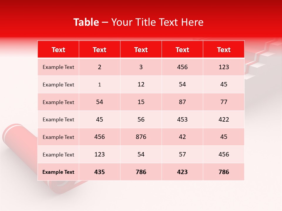 Red Blue Abstract PowerPoint Template