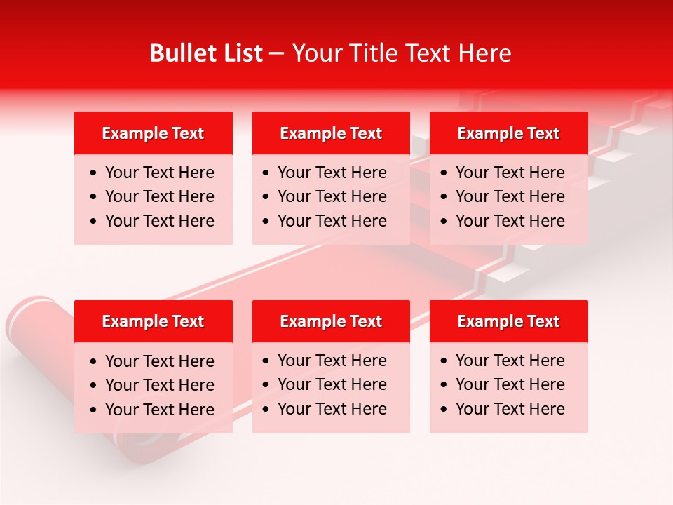 Red Blue Abstract PowerPoint Template