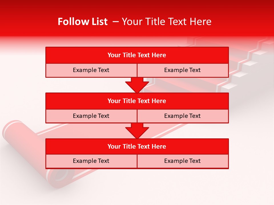 Red Blue Abstract PowerPoint Template