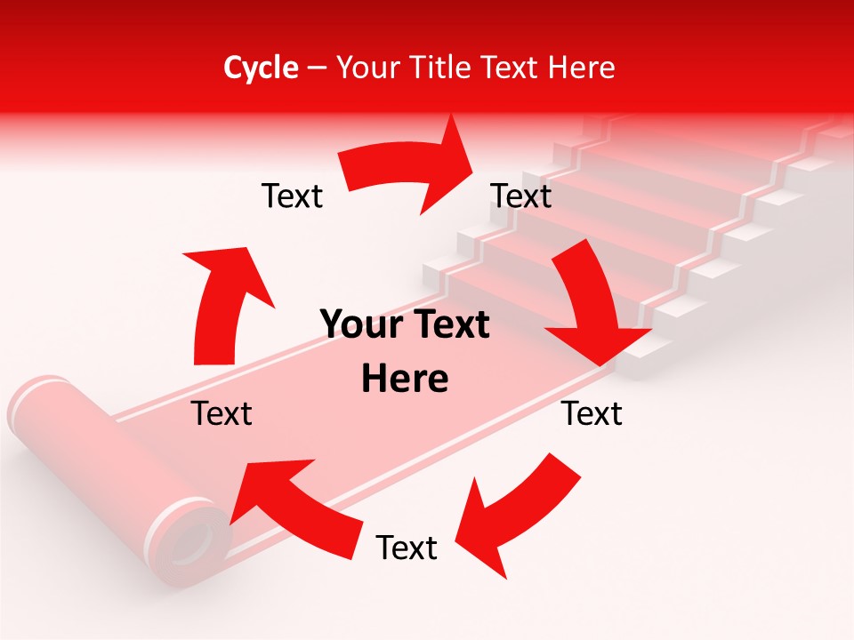 Red Blue Abstract PowerPoint Template