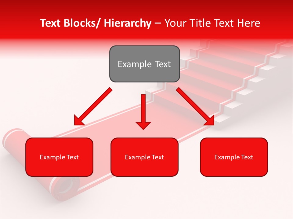 Red Blue Abstract PowerPoint Template