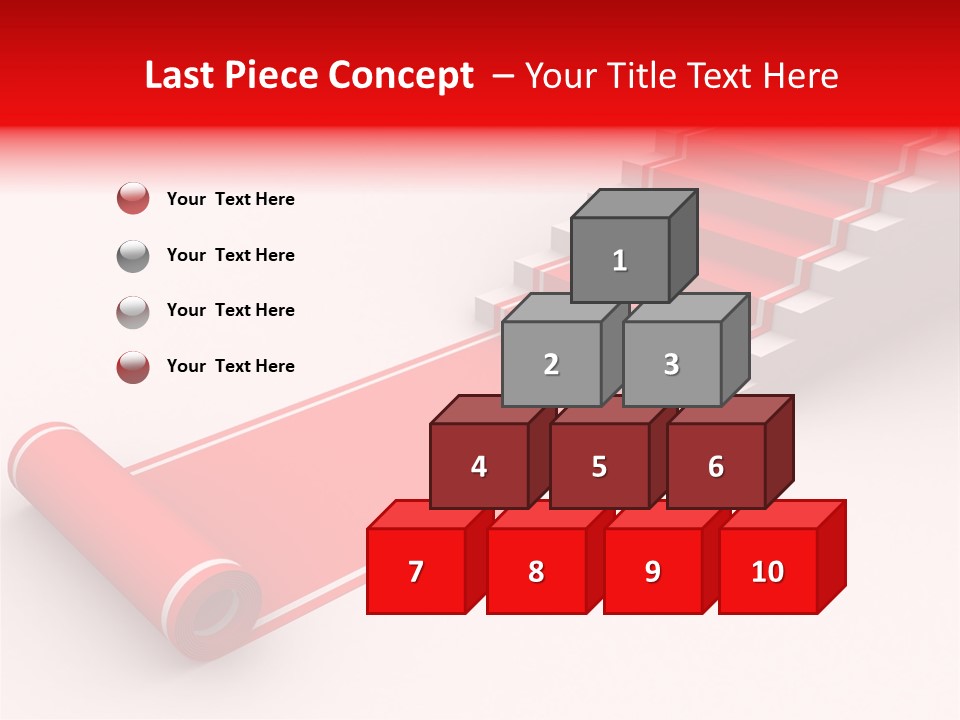 Red Blue Abstract PowerPoint Template