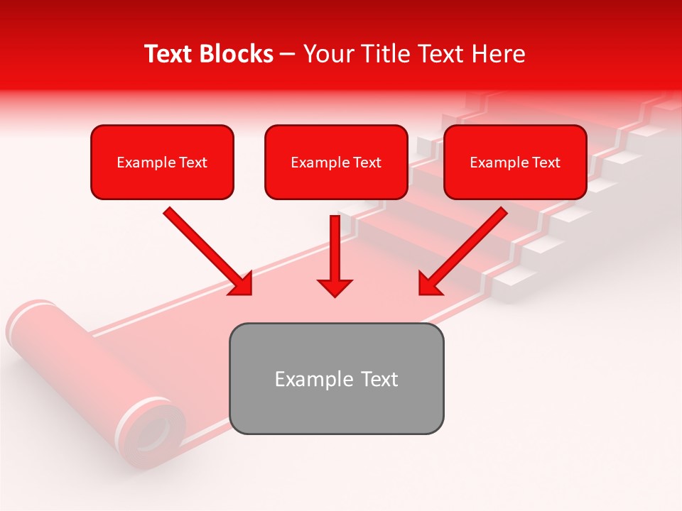 Red Blue Abstract PowerPoint Template