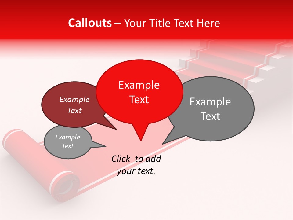 Red Blue Abstract PowerPoint Template