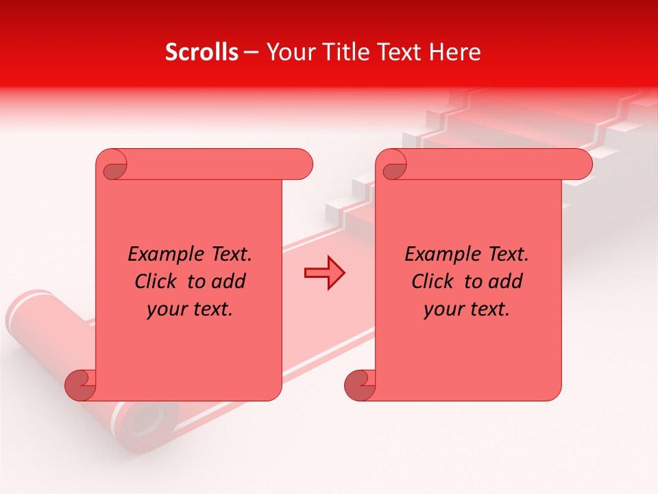 Red Blue Abstract PowerPoint Template