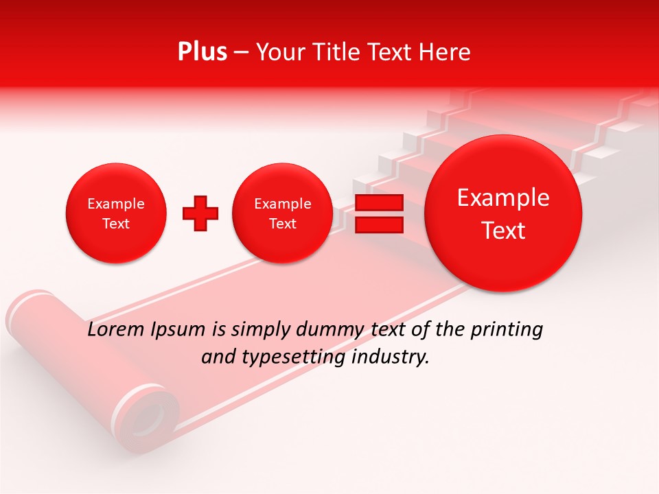 Red Blue Abstract PowerPoint Template