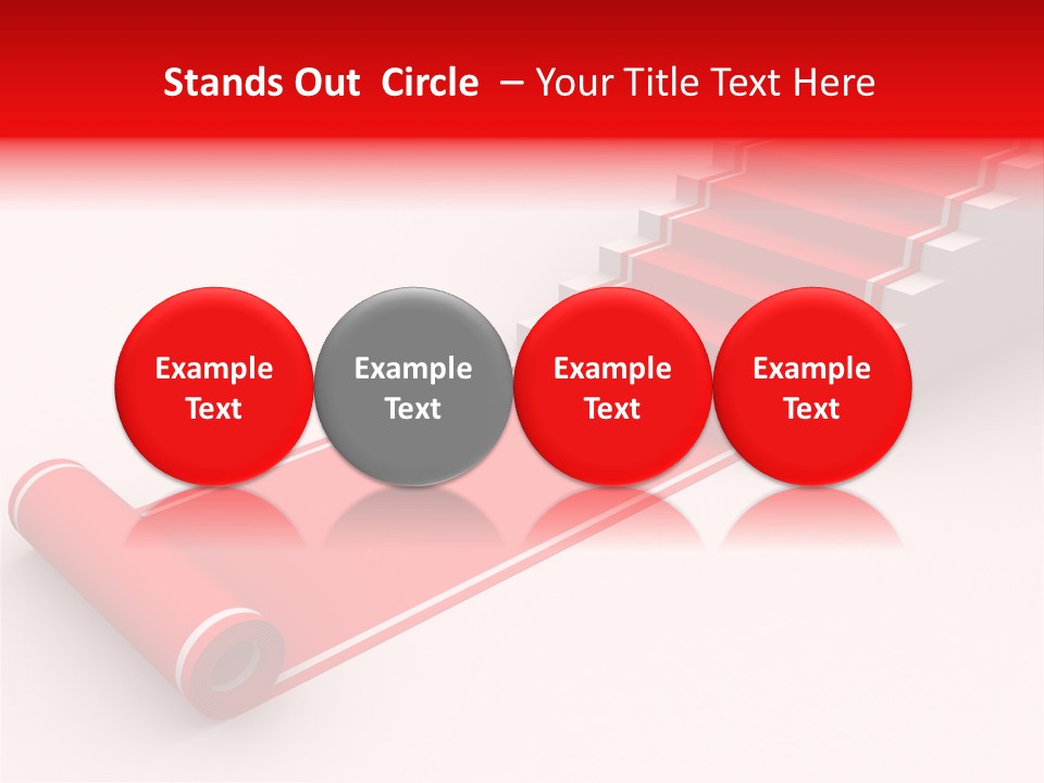Red Blue Abstract PowerPoint Template