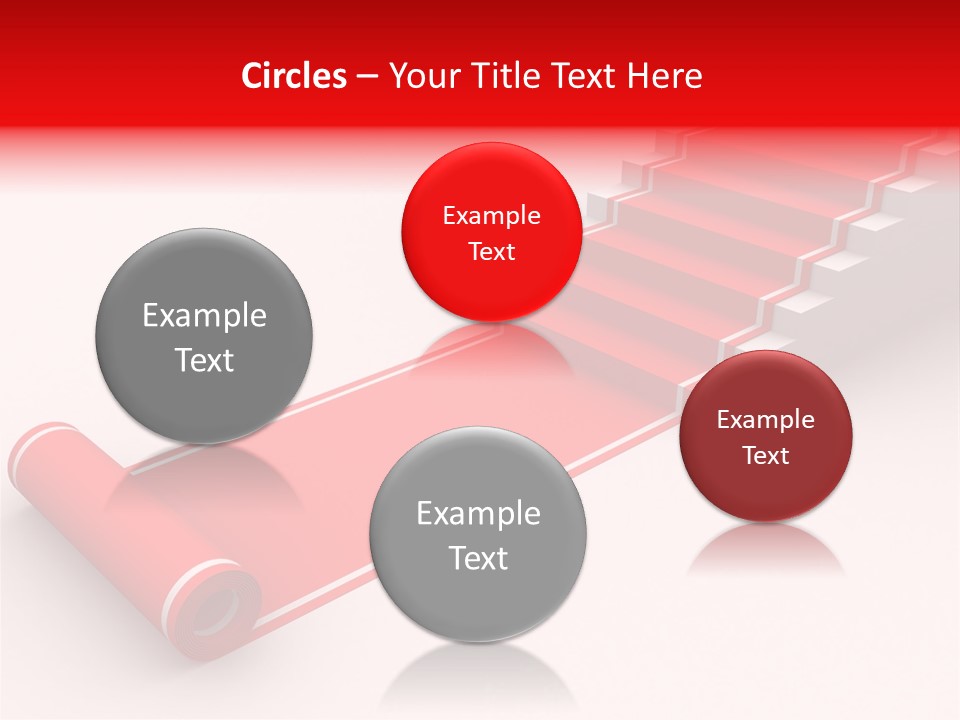 Red Blue Abstract PowerPoint Template