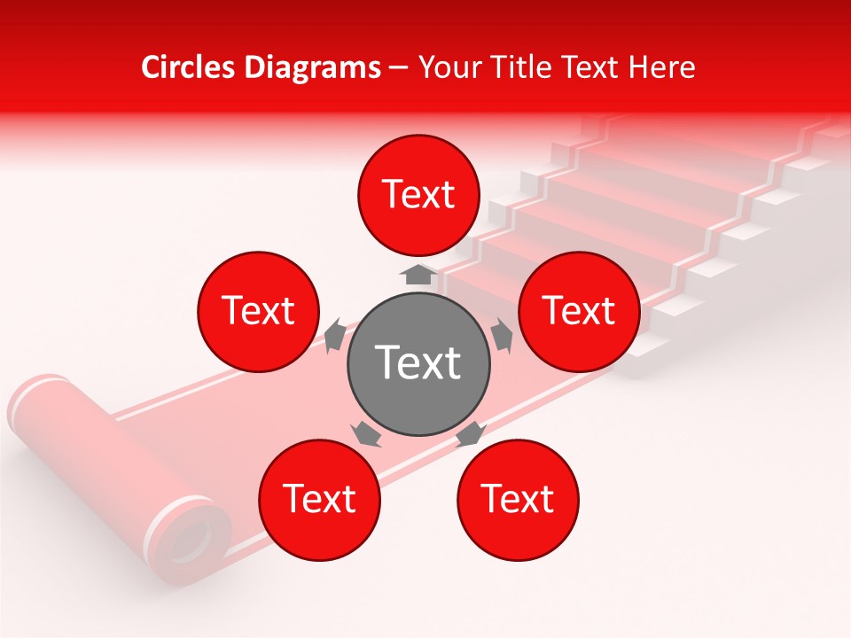 Red Blue Abstract PowerPoint Template