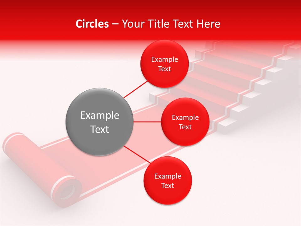 Red Blue Abstract PowerPoint Template