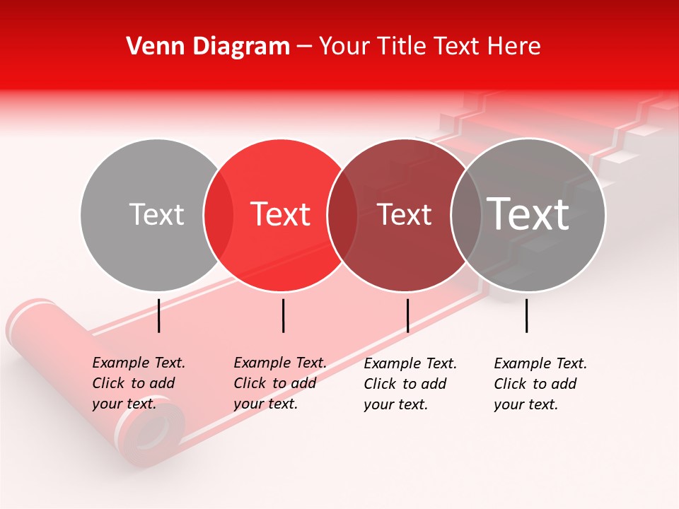 Red Blue Abstract PowerPoint Template