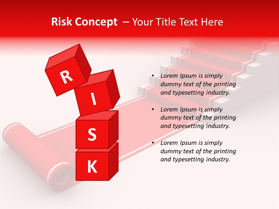 Red Blue Abstract PowerPoint Template