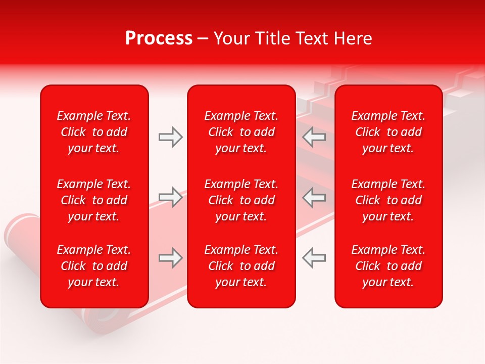 Red Blue Abstract PowerPoint Template