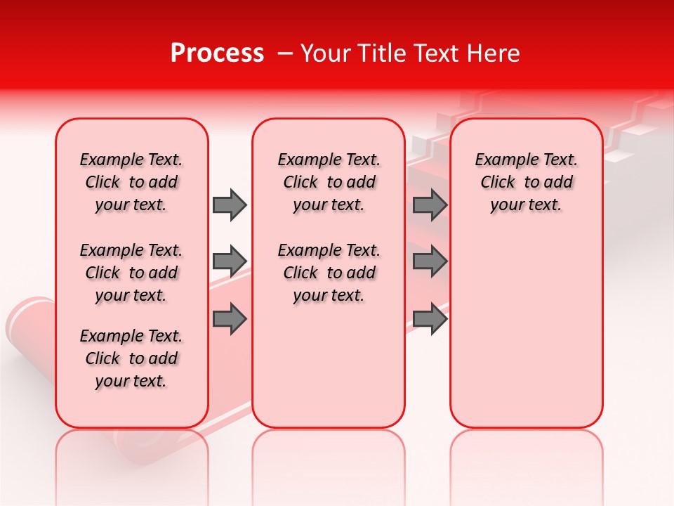 Red Blue Abstract PowerPoint Template