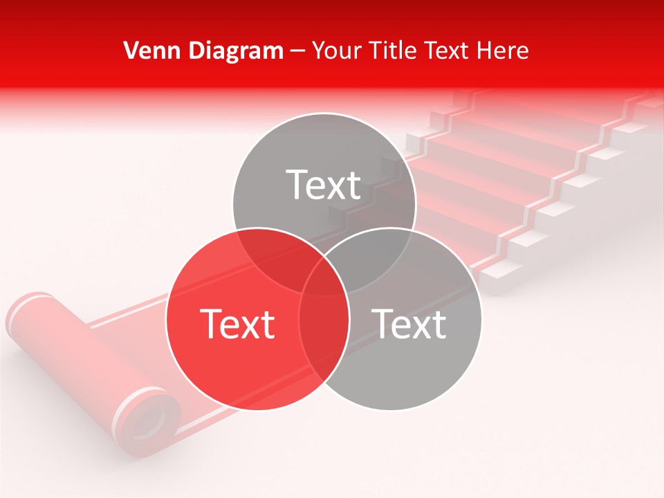 Red Blue Abstract PowerPoint Template