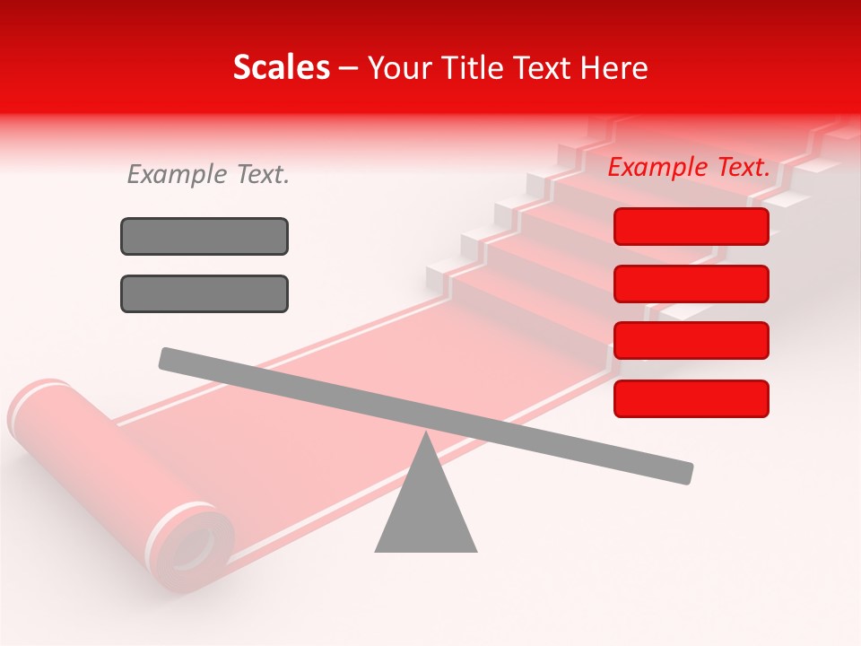 Red Blue Abstract PowerPoint Template