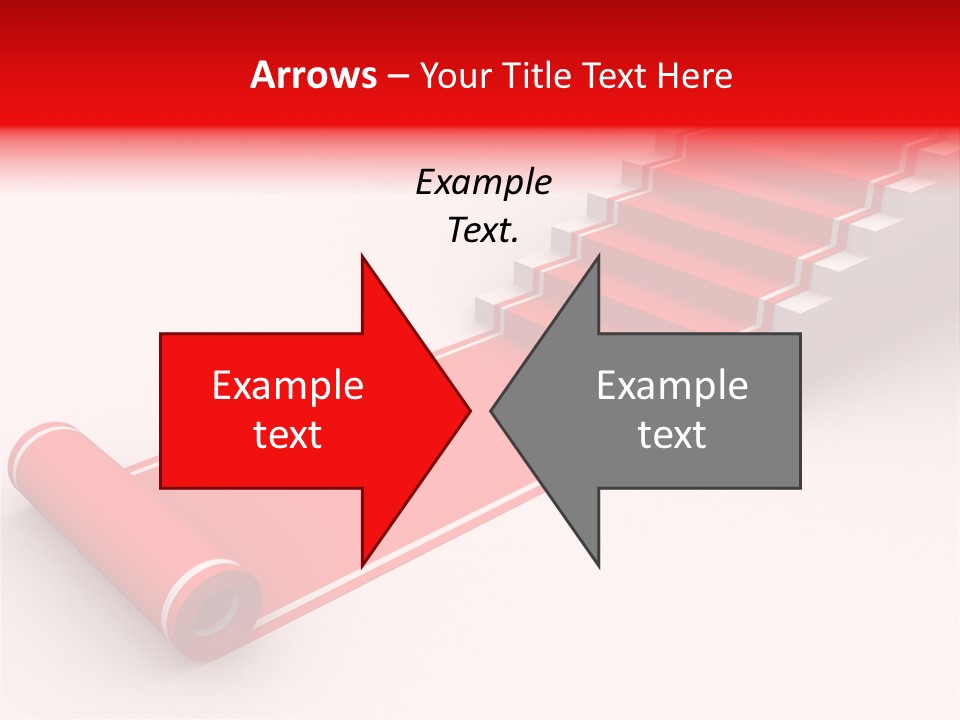 Red Blue Abstract PowerPoint Template