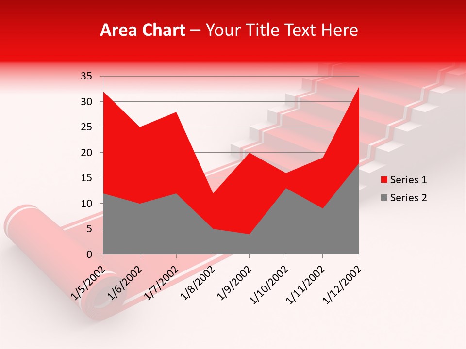 Red Blue Abstract PowerPoint Template