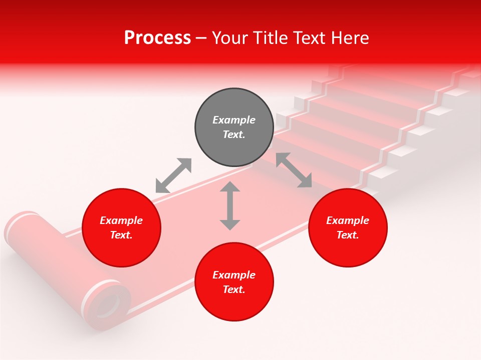 Red Blue Abstract PowerPoint Template