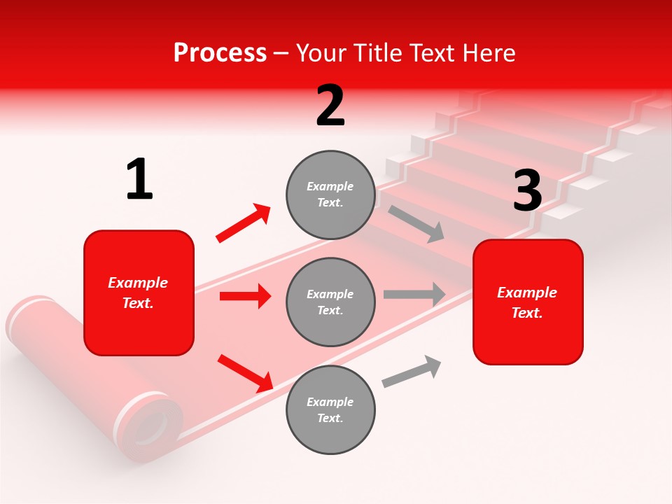 Red Blue Abstract PowerPoint Template
