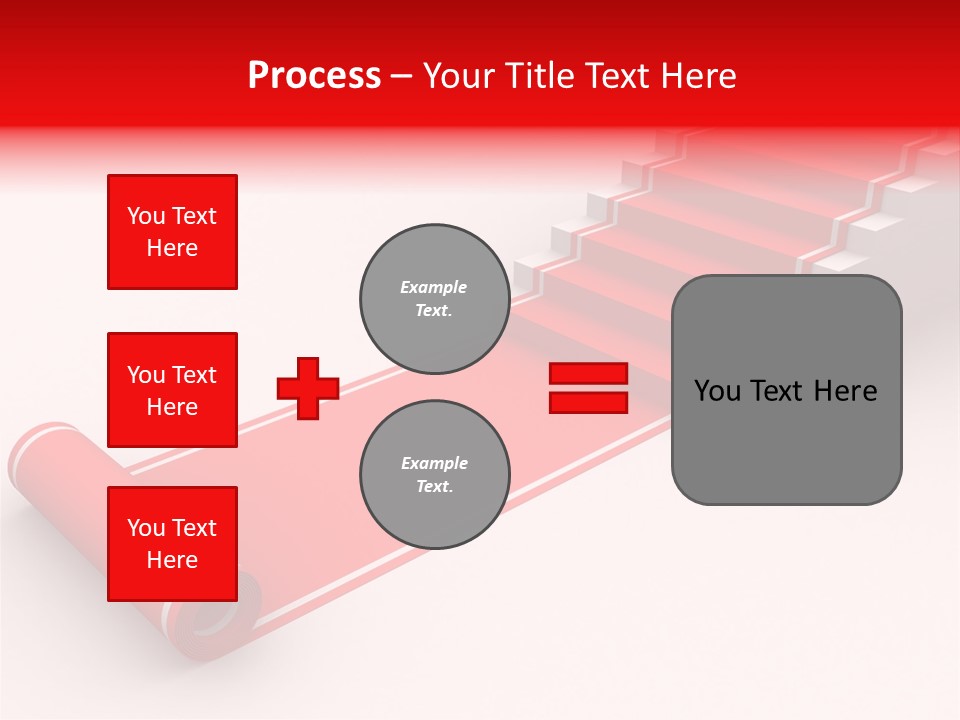 Red Blue Abstract PowerPoint Template