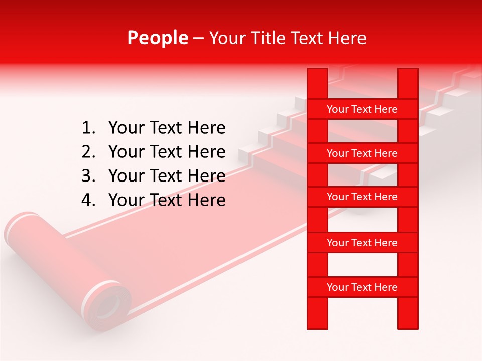Red Blue Abstract PowerPoint Template