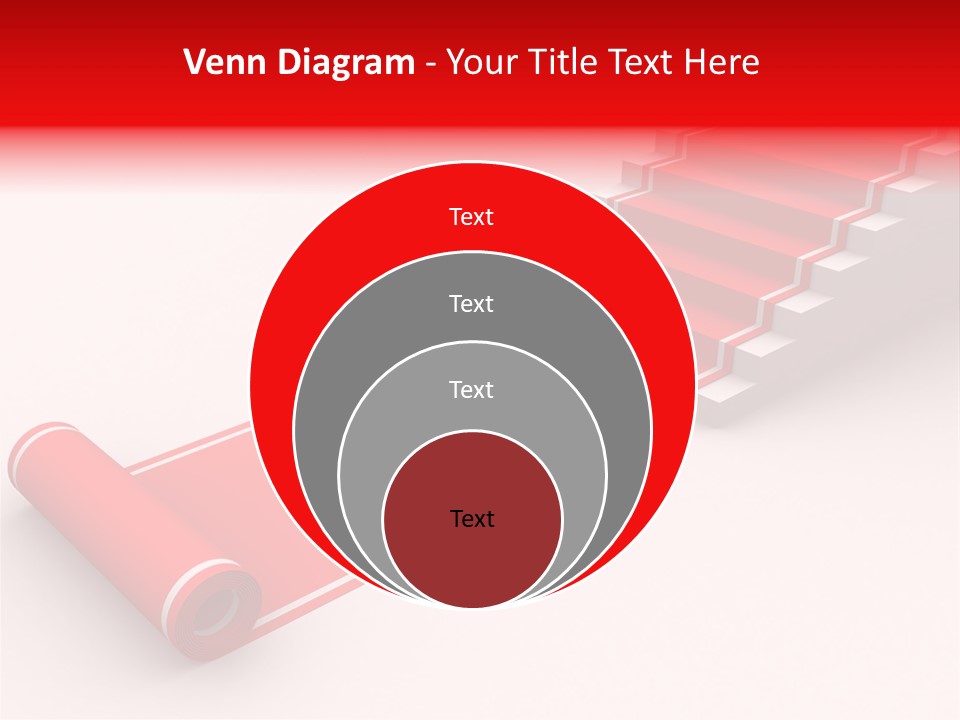 Red Blue Abstract PowerPoint Template