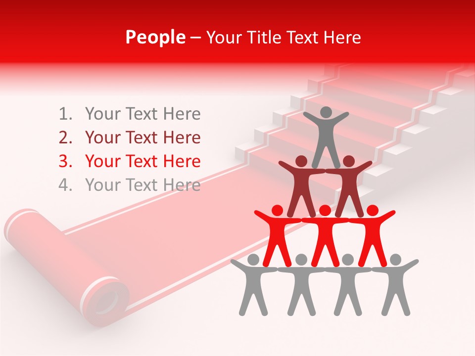 Red Blue Abstract PowerPoint Template