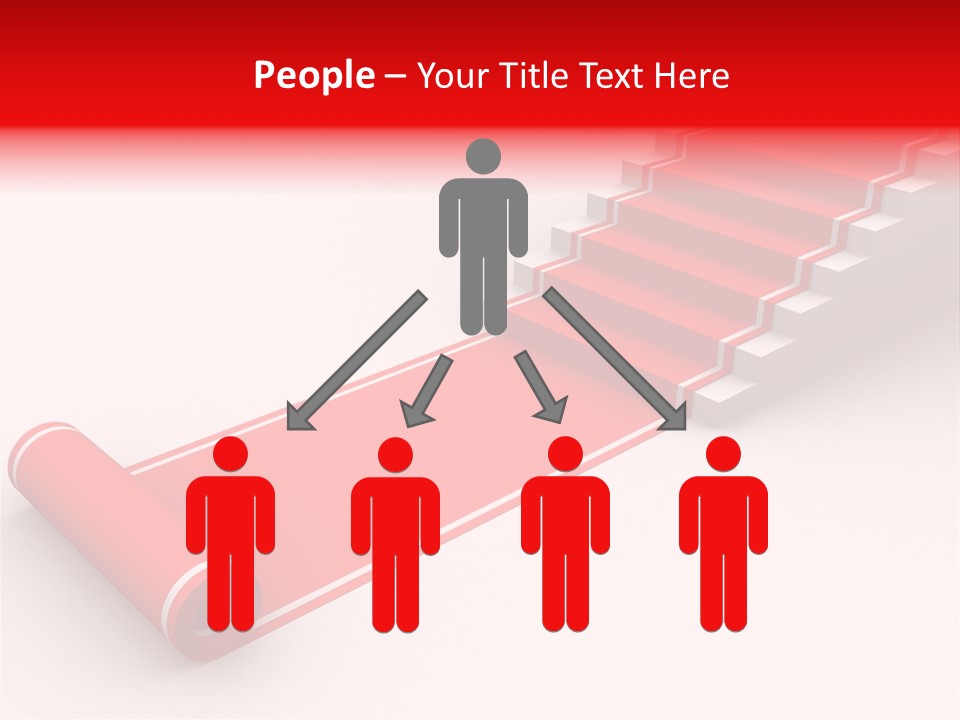 Red Blue Abstract PowerPoint Template