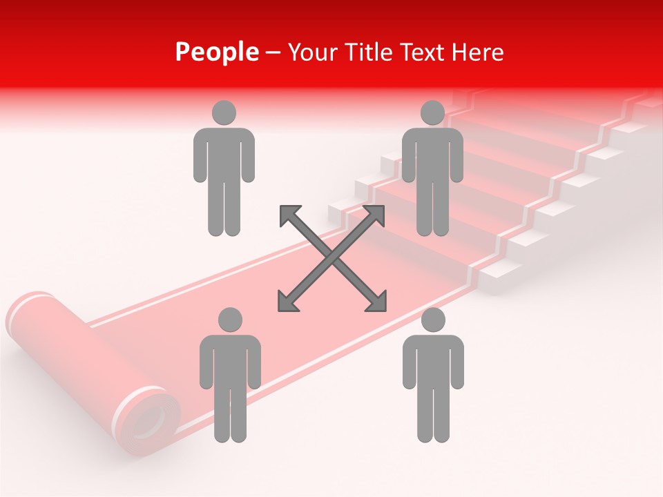 Red Blue Abstract PowerPoint Template