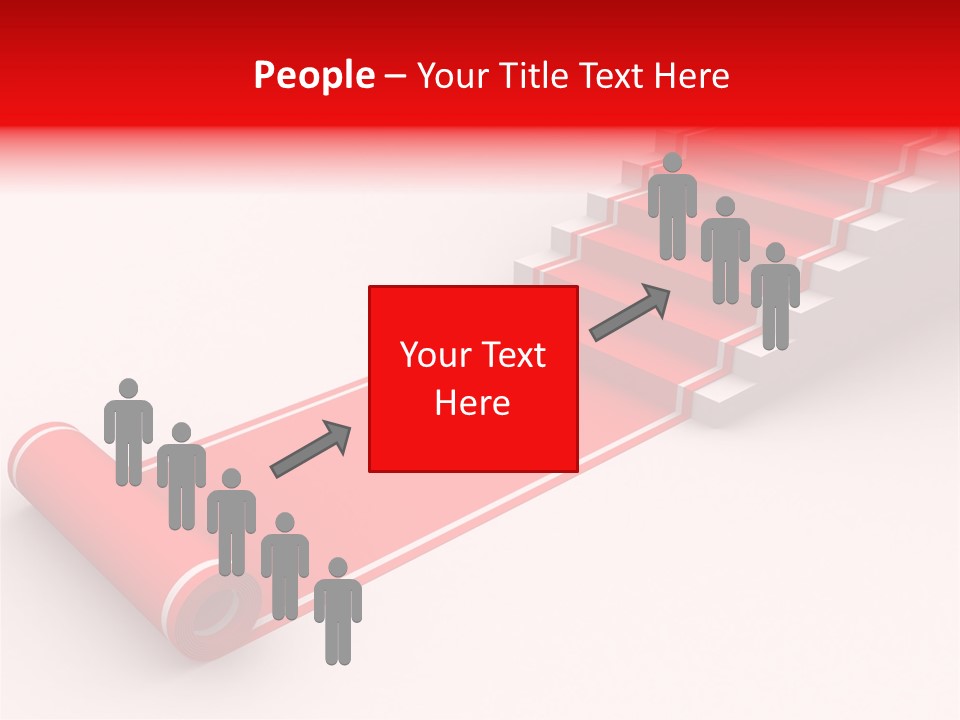 Red Blue Abstract PowerPoint Template
