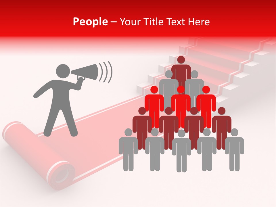 Red Blue Abstract PowerPoint Template