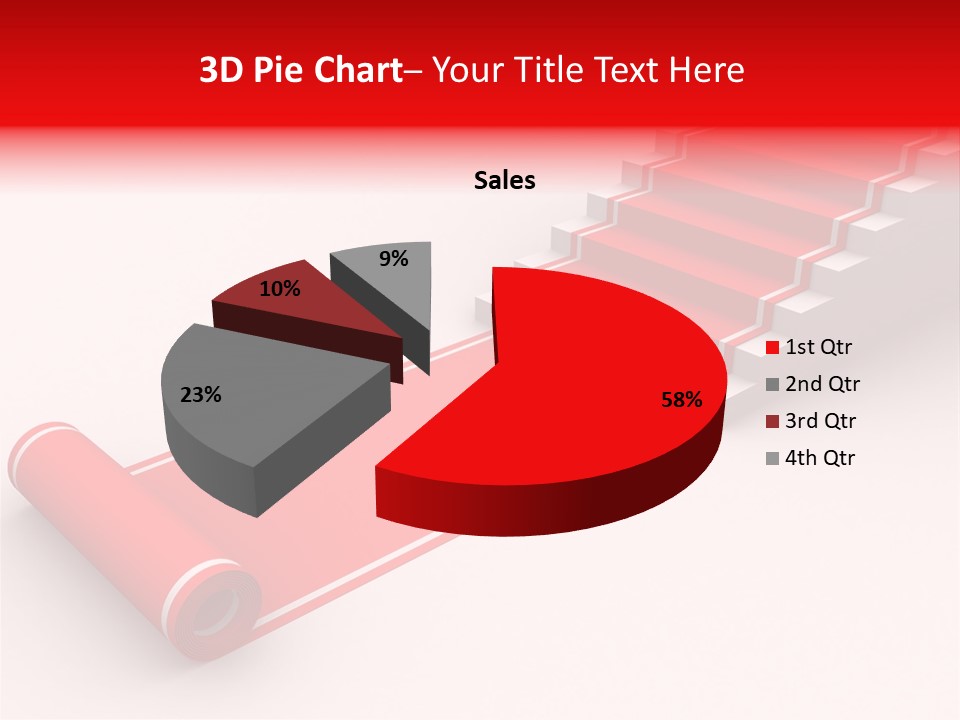 Red Blue Abstract PowerPoint Template