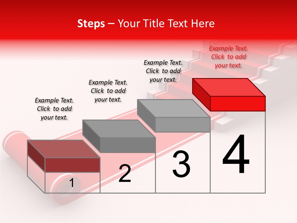 Red Blue Abstract PowerPoint Template