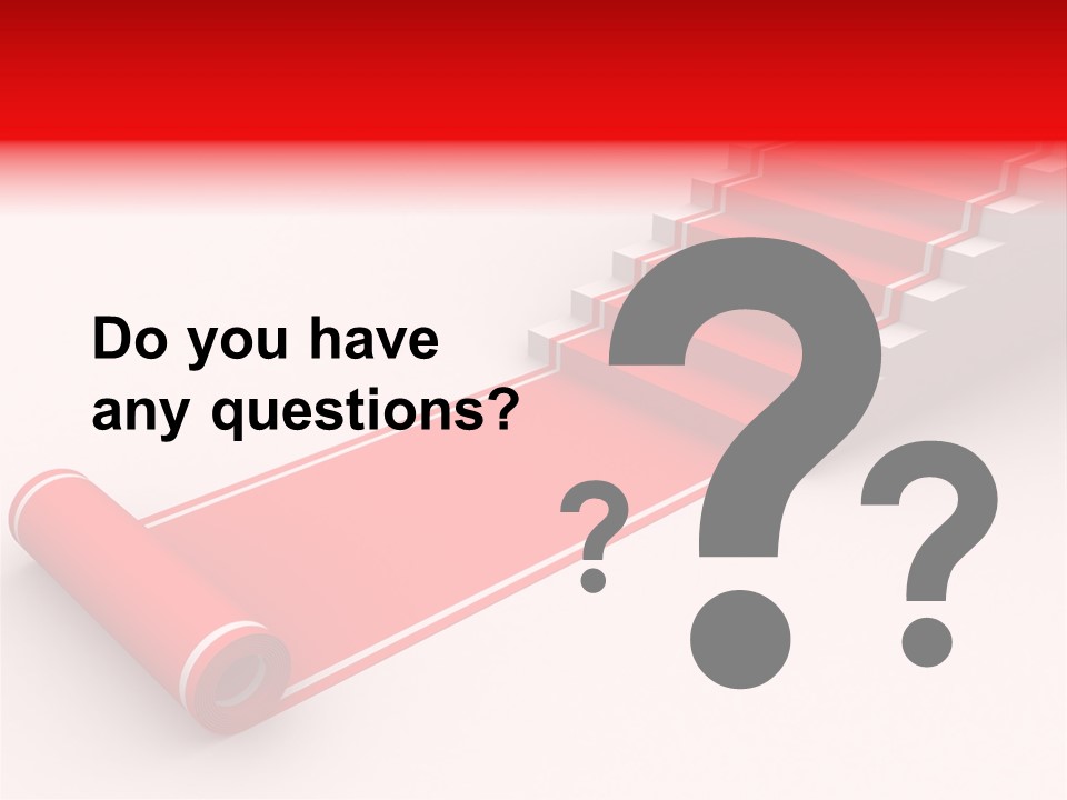 Red Blue Abstract PowerPoint Template